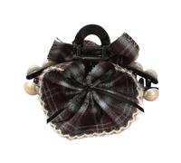 Stylish Patterned Hair Accessory, Temperament Hairpin, Large Bow Ornament for Work, Date, Travel and Special Occasions, Ponytail Holder