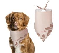 Stylish Pet Bandana for Cats & Dogs, Rose Gold Wallpaper Print Triangle Scarf, Lightweight & Durable, Perfect for Daily Wear Or Special Events