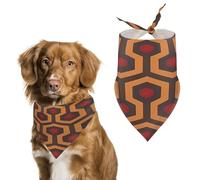 Stylish Pet Bandana for Cats & Dogs, Shining Overlook Print Triangle Scarf, Lightweight & Durable, Perfect for Daily Wear Or Special Events