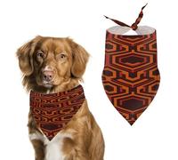 Stylish Pet Bandana for Cats & Dogs, Shining Overlook Print Triangle Scarf, Lightweight & Durable, Perfect for Daily Wear Or Special Events