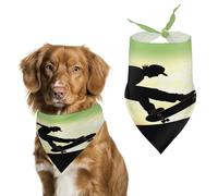 Stylish Pet Bandana for Cats & Dogs, Skateboard Print Triangle Scarf, Lightweight & Durable, Perfect for Daily Wear Or Special Events