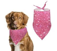 Stylish Pet Bandana for Cats & Dogs, Sparkling Glitter Print Triangle Scarf, Lightweight & Durable, Perfect for Daily Wear Or Special Events