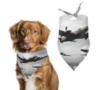 Stylish Pet Bandana for Cats & Dogs, World War Print Triangle Scarf, Lightweight & Durable, Perfect for Daily Wear Or Special Events