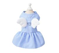Stylish Pet Dress Cotton Eye-catching Angel Wings Skirt Pet Puppy Dog Dress For Small Dogs Yorkie Chihuahua Poodle Pet Costume