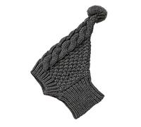 Stylish Pet Winter Hat Breathable Knitted Pullover with Pompoms for Small Dog Outdoor Cold Weather Protections Pet Winter