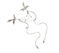 Stylish Phoenixes Bird Brooch Pin For Parties Weddings Handmade Long Flowing Tassels Breastpin Party Wear Accessories Elegant Jewelry