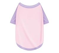 Stylish Pink Color Block Dog Shirt: Premium Polycotton Blend, Comfortable, Breathable, and Wrinkle-Resistant. Perfect Apparel for Small, Medium, & Large Dogs, a Must-Have for Pet Lovers 4XL