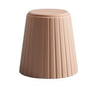 Stylish Pink Hourglass Stool, Non-Slip Waterproof Shower & Bathroom Bench, Durable Plastic Dining Stool, 30x42CM - Perfect Home Decor & Comfort