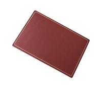 Stylish Placemat Waterproof Leather Outer Spill Security for Family Dining Decorative Table Mat Environmental Safe Table Protector