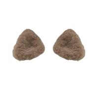 Stylish Plush Cats Ear Hair Clips Unique Cats Ear Hair Clips Soft Nonslip Bangs Claw Clips For Women Decoration