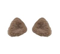 Stylish Plush Cats Ear Hair Clips Unique Cats Ear Hair Clips Soft Nonslip Bangs Claw Clips for Women Decoration