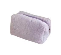 Stylish Plush Makeup Bag with Large Storage Capacity for Organization and Travel Plush Makeup Cosmetic