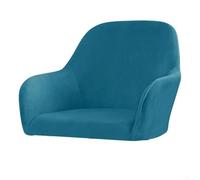 Stylish Plush Velvet Stretch Chair Cover for High Armchairs Maintains Chair Aesthetics While Providing Protection (blue)