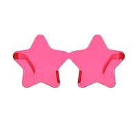 Stylish Pool Eyewear - 5.51inches Star Glasses | PC PLightweight Arty Glasses Props For Music Festivals Halloween Themed Events Concerts Vacations Daily Wear Beach Pool Christmas Women Men