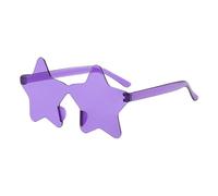 Stylish Pool Eyewear - 5.51inches Star Glasses | PC PLightweight Arty Glasses Props For Music Festivals Halloween Themed Events Concerts Vacations Daily Wear Beach Pool Christmas Women Men