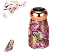 Stylish & Portable Insulated Water Bottle with Temperature Display, 230ml Portable Insulated Stainless Steel Water Bottle, Flask Hot Cold Drinks Container for Gym, Hiking, Office (A)