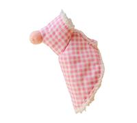 Stylish Practical Plaided Bird Outfit For Small Bird Comfortable Winter Warm Fleece Lining Parrots Cloak Capes For Outdoor Outfit