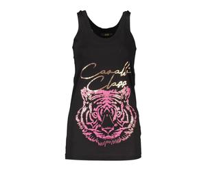 Stylish Printed Tank Top - female - Cavalli Class - Sleeveless Tops - Black - S - Tops S