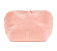 Stylish PU Cosmetic Carrier Featuring Multi Section Layout and Secure Zipper for Access Hand Carry Handle for Daily Use