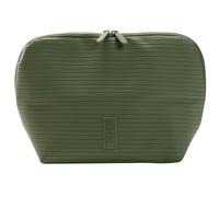 Stylish PU Cosmetic Carrier Featuring Multi Section Layout and Secure Zipper for Access Hand Carry Handle for Daily Use