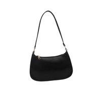 Stylish PU Leather Handbag for Women Underarm Bags with Zippered Closure Shoulder Bag for Shopping and Social Gatherings, Black, Bohemian