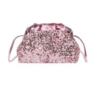 Stylish PU Leather Shoulder Purse for Women Wedding Party Daily Commute Sparkling Embellishments Crossbody Bag Evening Bag, B, Mass Beauty