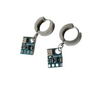 Stylish Punk Alien Circuit Earrings Alloy Texture Comfortable Wear Pendant for All Day Wear Alloy