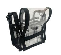 Stylish PVC Cosmetic Storage with Visible Sections for Lip Products and Glosses Neat and Practical Clear Lip Gloss Bag