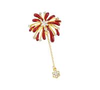 Stylish Pyrotechnics Brooch Featuring Glittering Rhinestones for Enhanced Outfit Appeal Suitable for Various Occasions Romance Pin