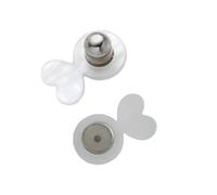 Stylish Rabbits Heart Ear Stoppers Rustproof Copper Base Secure Hold Acrylic Earring Accessories for Daily Wear Earring for Sensitive Ears