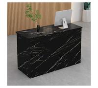 Stylish Reception Desk with Lockable Drawers - Compact Retail Counter for Beauty Salon & Checkout - Modern Front Office Furniture Solution