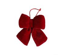 Stylish Red Decorative Bows for Christmas Events, Perfect for Trees, Windows, and Holiday Parties (S)