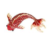 Stylish Red Fish Brooch Party Badge Alloy To Elevate The Look Of Fashion Enthusiasts And Accessory Lovers Women Pin