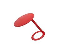 Stylish Red Side Table for Couch & Bed Perfect for Small Spaces Living Room & Bedroom Versatile Coffee Table & TV Tray 40x50cm