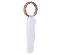 Stylish Resin Handle Wine Pouch Mesh and Embedded Rhinestones Bottle Holder Versatile Insulation Cup Bag for Daily Use Strong Mesh Pocket Bag