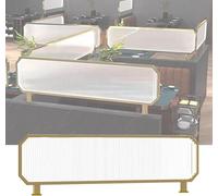 Stylish Restaurant Table Partition Screen5pcs Low Dividers for Dining Areas & Office 47.2x11.8in Decorative Fences Enhance Privacy & Aesthetics