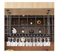 Stylish Retro Ceiling Wine Rack - Decorative Hanging Bottle Holder & Upside Down Coat Hanger for Living Room Dining Room Bar Counter or Flower Vase Display (Color: n)