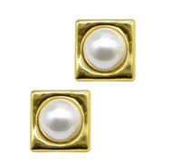 Stylish Retro Geometric Pearls Earrings Elegant Styles Portable For Enhancing Your Look At Any Event Or Occasion Geometric Designs Earrings