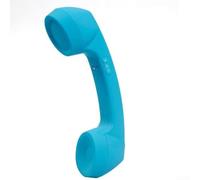 Stylish Retro Phone Receiver Compatible with All Smartphones Safe and Fun Calling Experience (Blue)
