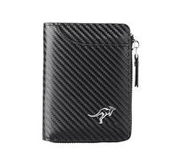 Stylish RFID Blocking Wallet Secure Card Holder Fashionable Billfold Daily Use Zipper Purse