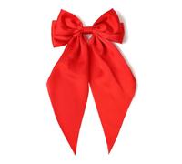 Stylish Ribbon Hair Bows Clip for Long Short Metal Base Easy to Use Hairpin Headdress for Various Occasion Large Bow for Women French Metal Barrettes Party Pin for Thick Vintage for Teens