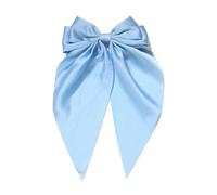 Stylish Ribbon Hair Bows Clip for Long Short Metal Base Easy to Use Hairpin Headdress for Various Occasion Large Bow for Women French Metal Barrettes Party Pin for Thick Vintage for Teens