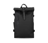 Stylish Rolltop Backpack - male - Rains - Backpacks - Black - ONE SIZE - Bags ONE SIZE