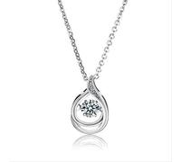 Stylish Romantic Pendant Creative Necklace Beating Heart Dance Item FallNecklace for Women Men