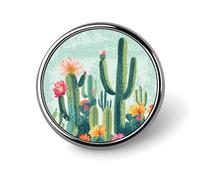 Stylish Round Badge Motorcycles on Green Grass Printed 1 Inch Aluminum Alloy Lapel Pin with Heat Transfer Art, Lightweight Metal Pin for Shirts, Jackets, Unique Gifts