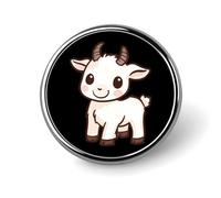 Stylish Round Badge Orchids Printed 1 Inch Aluminum Alloy Lapel Pin with Heat Transfer Art, Lightweight Metal Pin for Shirts, Jackets, Unique Gifts