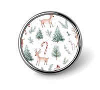 Stylish Round Badge Pink Orchid Printed 1 Inch Aluminum Alloy Lapel Pin with Heat Transfer Art, Lightweight Metal Pin for Shirts, Jackets, Unique Gifts