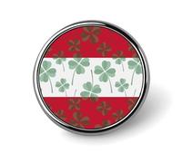 Stylish Round Badge Wolves Printed 1 Inch Aluminum Alloy Lapel Pin with Heat Transfer Art, Lightweight Metal Pin for Shirts, Jackets, Unique Gifts