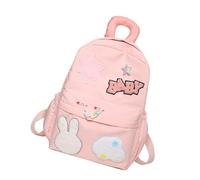 Stylish School Bag Nylon Laptop Backpack Comfortable Daypack for High School and Middle School Students