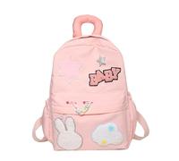 Stylish School Bag Nylon Laptop Backpack Comfortable Daypack for High School and Middle School Students